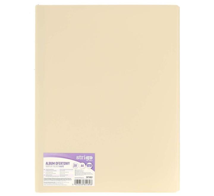 Irattartó mappa PP A4 20 fólia, menta