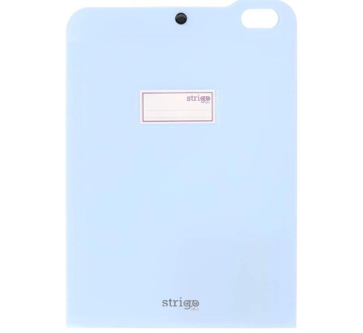 Iratgyűjtő PP, A4, függőleges, 5 rekesz, tűzőkapcsos lezárás Strigo