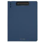 A4-es függőleges felíró tábla, oldalsó fémkapoccsal, toll tartóval, kék színben.