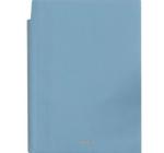 Irodai jegyzetfüzet 112 lap 80g,vonalas,bőrborítás,kék