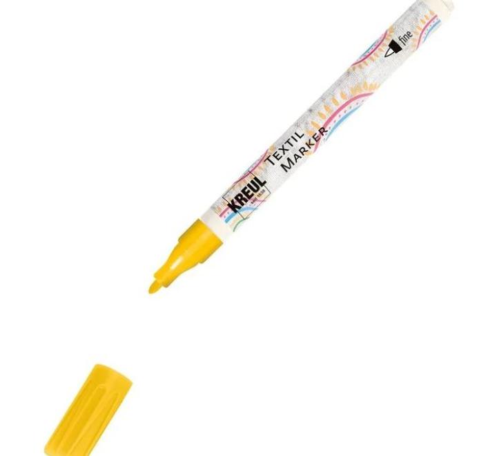 Kreul F sárga textil marker