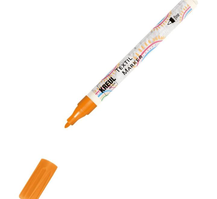 Kreul F narancssárga textil marker