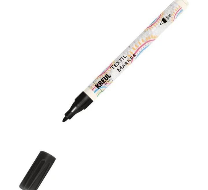 Kreul F fekete textil marker