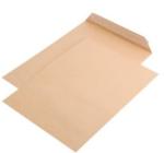 Barna boríték B4 öntapadós csíkkal (fara Burduf)