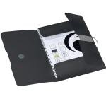 Mappa gumival A4 30mm EOTG fekete