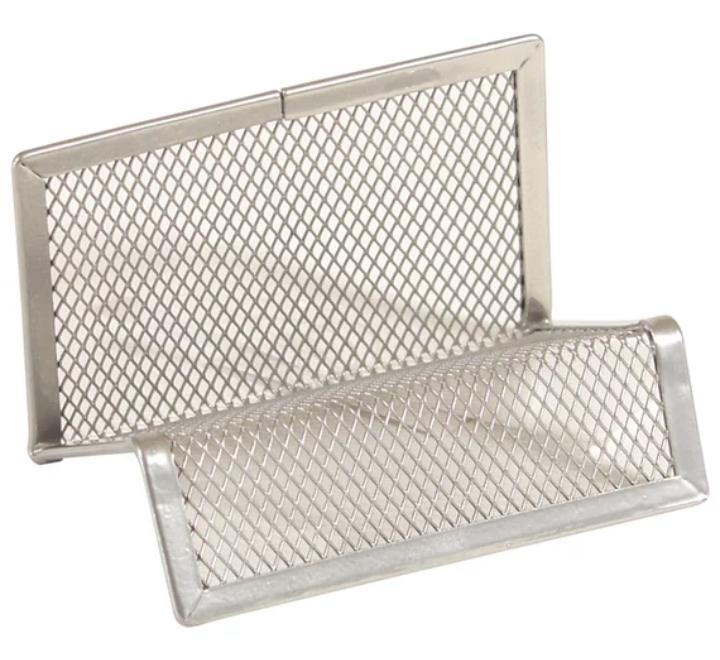 Ezüst asztali névjegykártya tartó