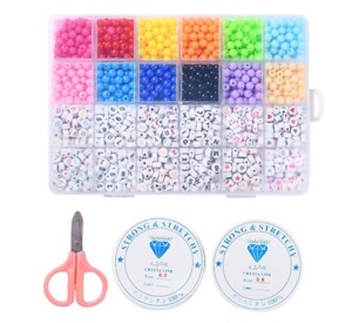 Kreatív műanyag gyöngykészlet
