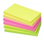 Öntapadós jegyzettömb szett 75x125mm 80 lap Neon zöld