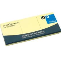 Set notes adeziv 40x50mm 100 file