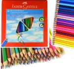 Háromszögletű színes ceruzák, 48 szín Faber-Castell