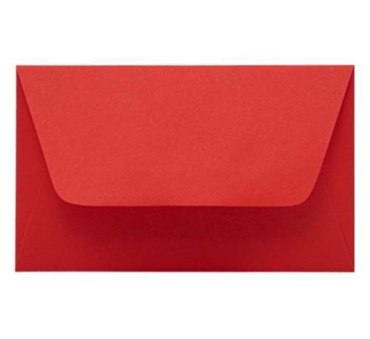 Színes boríték C7 piros