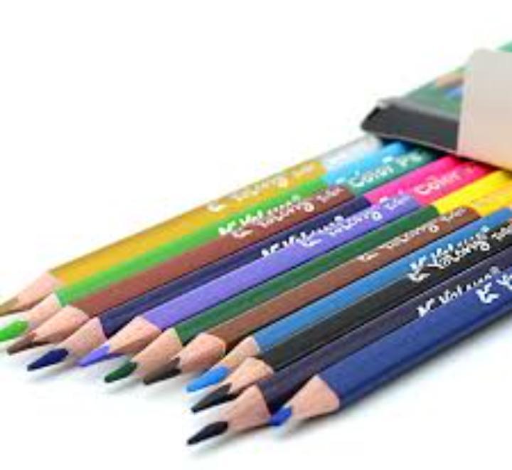 Színes ceruzák, 12 kétszínű ceruza