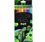 Színes ceruzák, 12 kétszínű ceruza