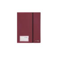 Mapa PP A4 cu elastic 40 folii protectie, bordo
