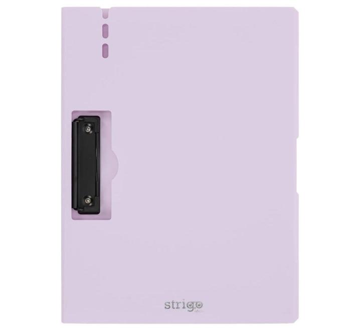 Függőleges clipboard A4-es tolltartóval, függőleges, lila