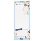 Mágneses tervező, 9.1 x 21.6 cm, Floral