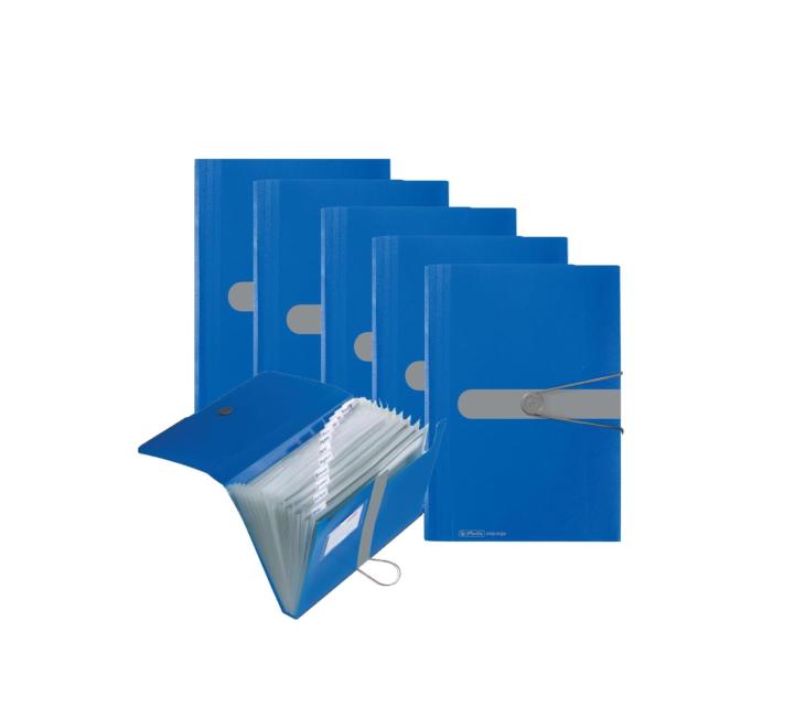 Mappa 12 rekeszes kék