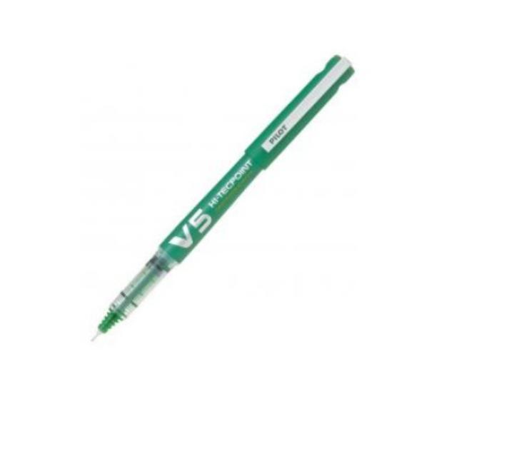 Újratölthető golyóstoll V5 Hi-Tecpoint 0,5 mm Pilot zöld