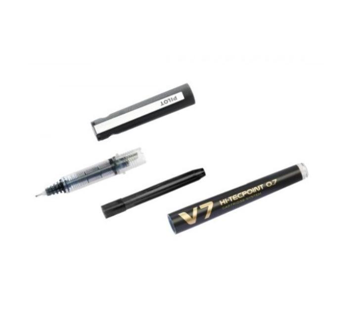 Újratölthető golyóstoll V7 Hi-Tecpoint 0,7 mm Pilot fekete