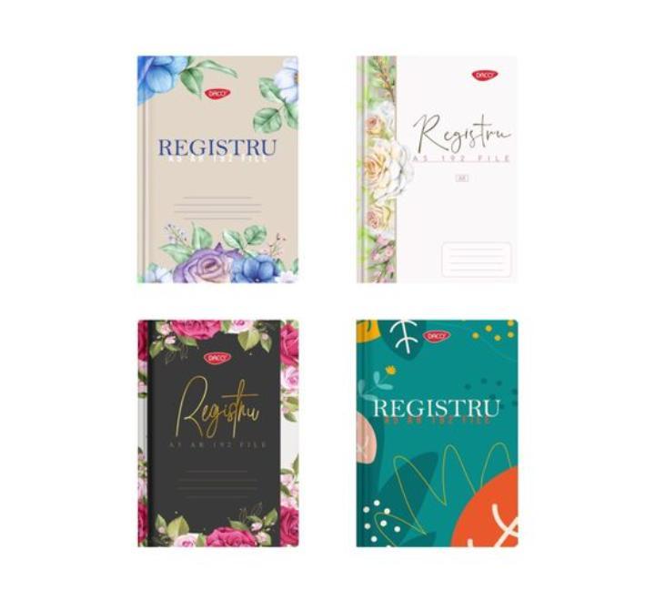 Regiszter füzet A5 192 lap kockás Daco