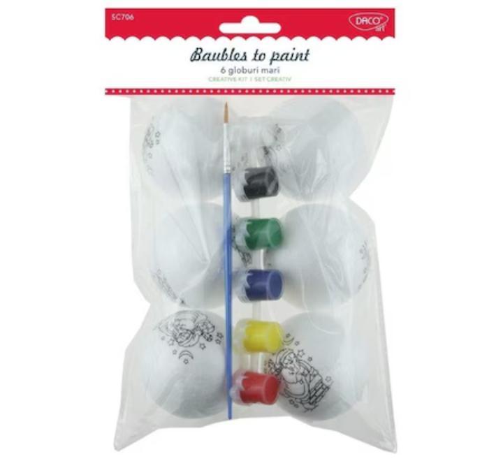 Set creativ 6 Globuri mari