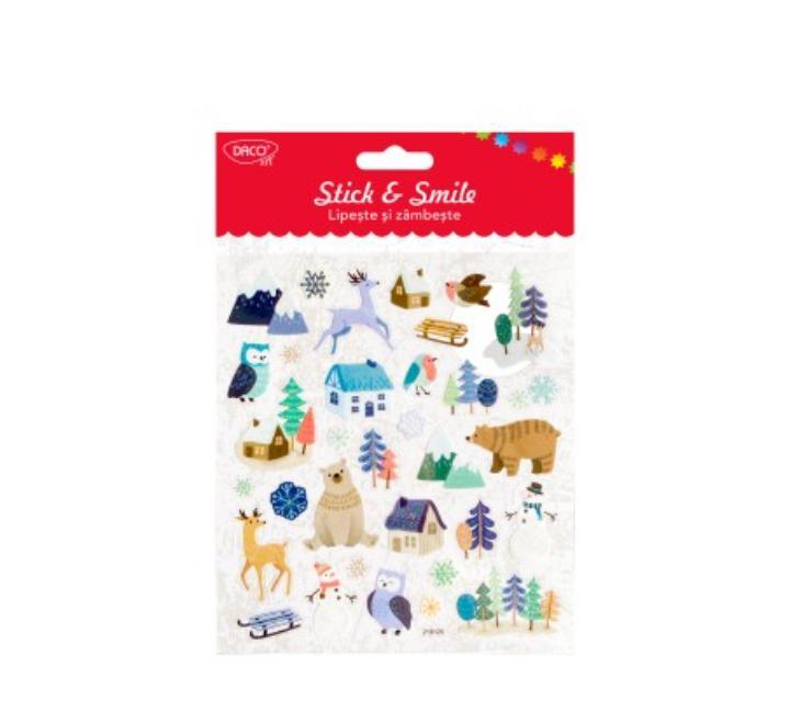 Matricák-AB629 karácsonyi állatok