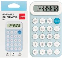 Calculator buzunar 8 dig M10 Deli - bleu