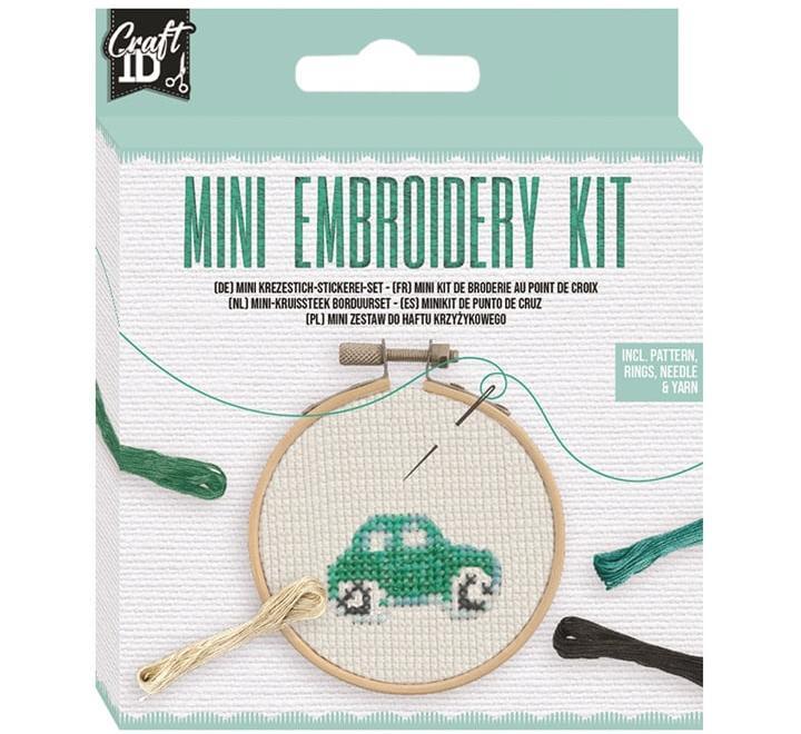 Hímzőkészlet 12.5x10 cm -auto