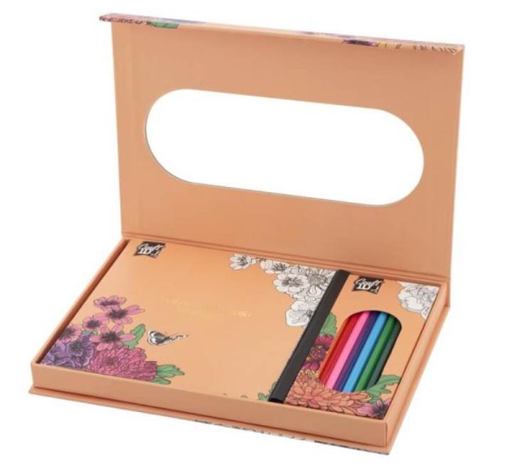 Színező készlet 48 lap + 10 színes ceruza