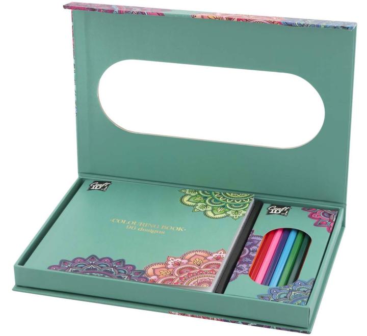 Színező készlet 48 lap + 10 színes ceruza