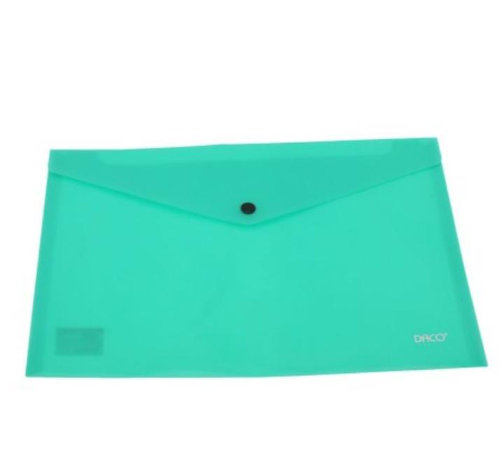 Gombos mappa A4 Daco türkiz zöld