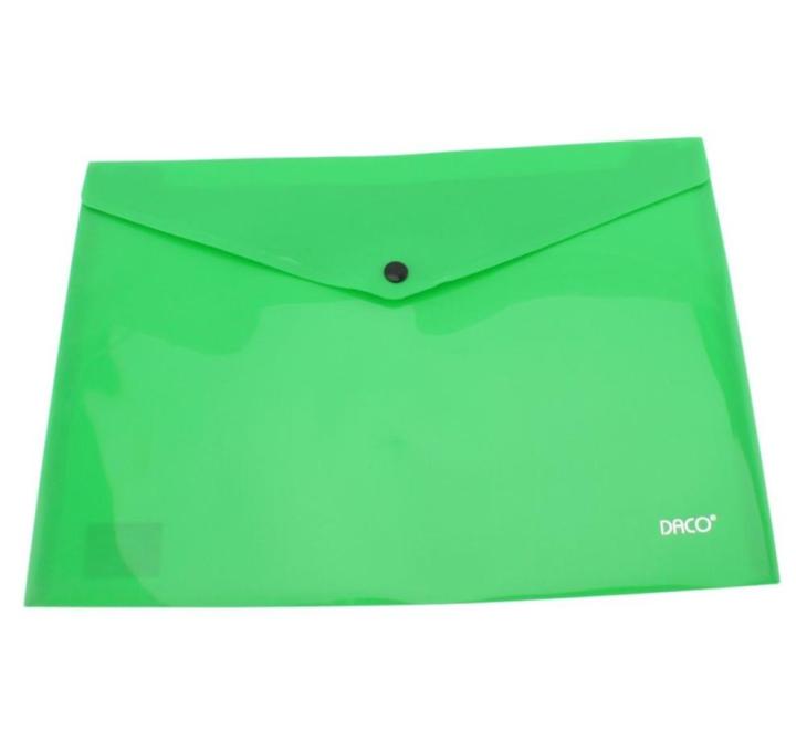 Gombos mappa A4 Daco zöld