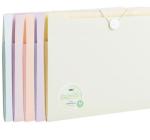 Műanyag mappa gumival,7 elválasztó részel Macarons Deli