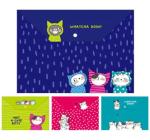 Irattartó mappa A4  kapcsos Sok cica