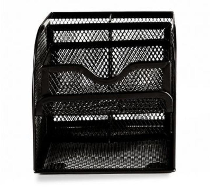 Asztali Írószertartó MESH M&G fém 115/125/105