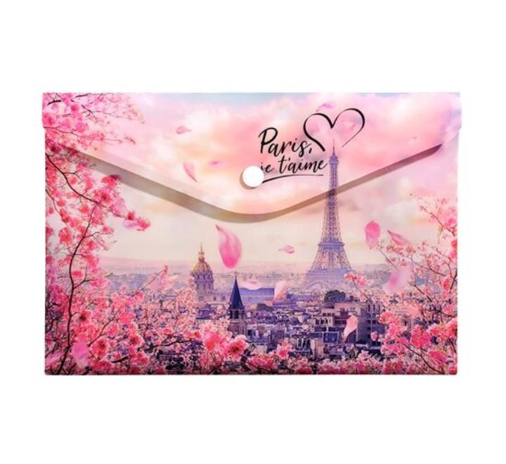 Személyre szabott mappa gombbal A5 PP