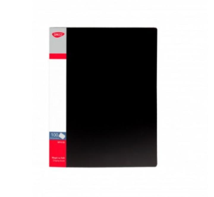 Bemutató mappa 100 fólia Daco fekete