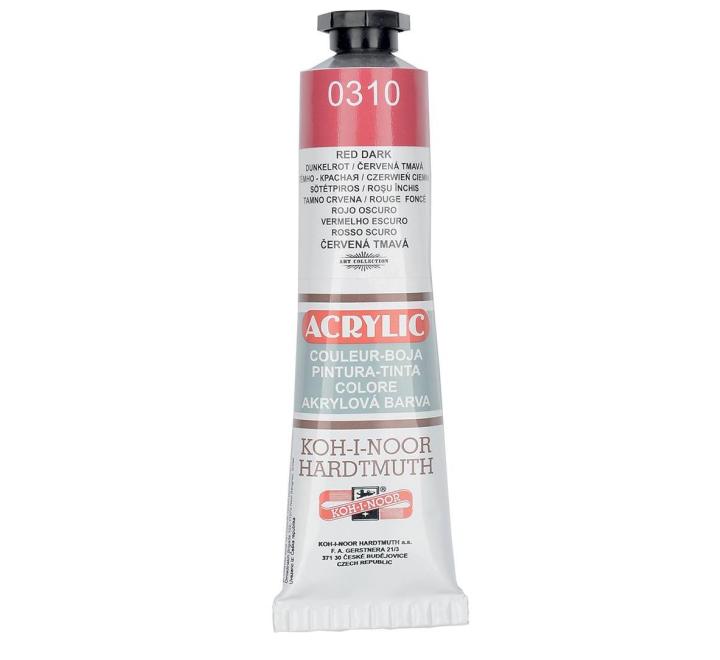 Akrilfesték sötétpiros 40ml