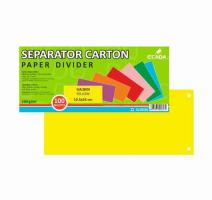 Separator carton galben