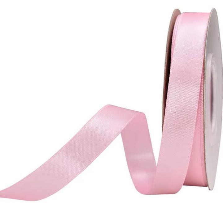 Panglica satin roz 15mmx25m