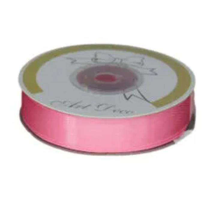 Panglica satin D roz 15mmx25m