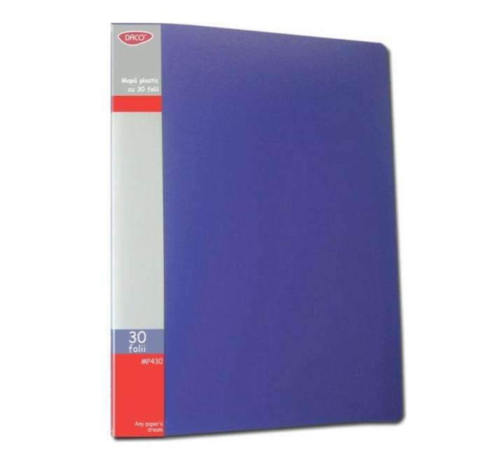 Bemutató mappa 30 fólia Daco kék