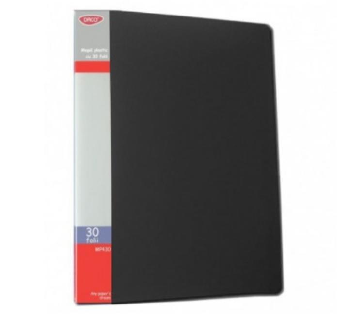 Bemutató mappa 30 fólia Daco fekete