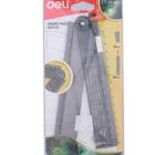 Smart összecsukható 30 cm-es fekete átlátszó Deli