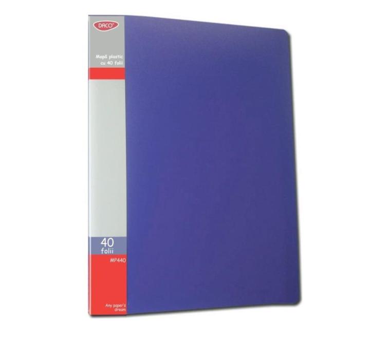 Bemutató mappa 40 fólia Daco kék