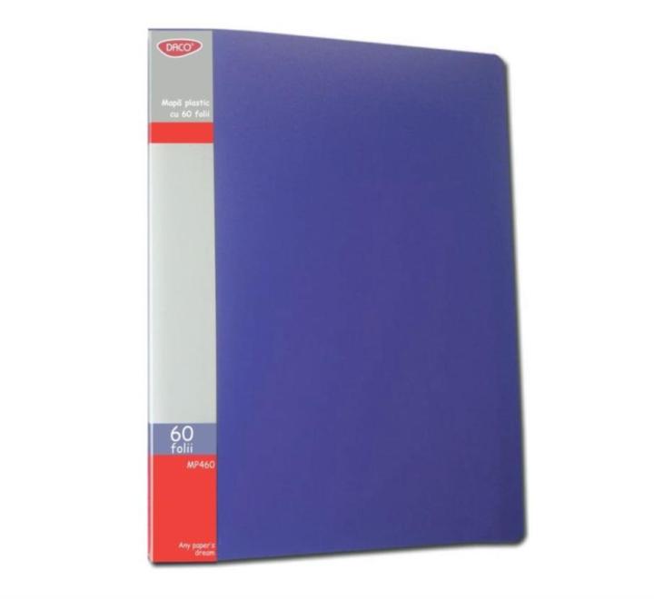 Bemutató mappa 60 fólia Daco kék