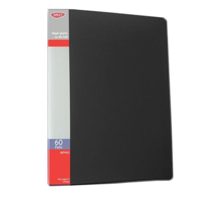 Bemutató mappa 60 fólia Daco fekete
