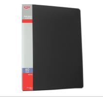 Mapa plastic 60 folii Daco negru