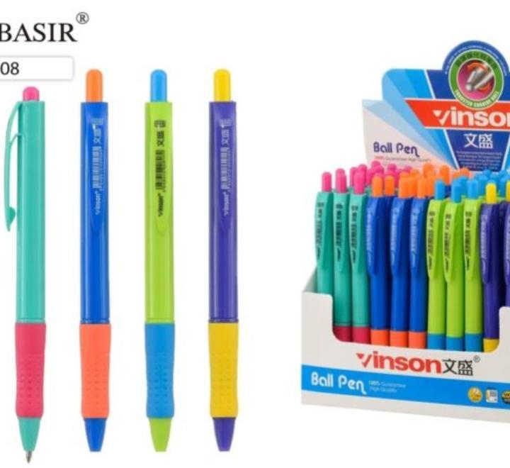 Vinson golyóstoll különböző színek kék tintával