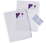 Műanyag mappa A4 5 részes átlátszó